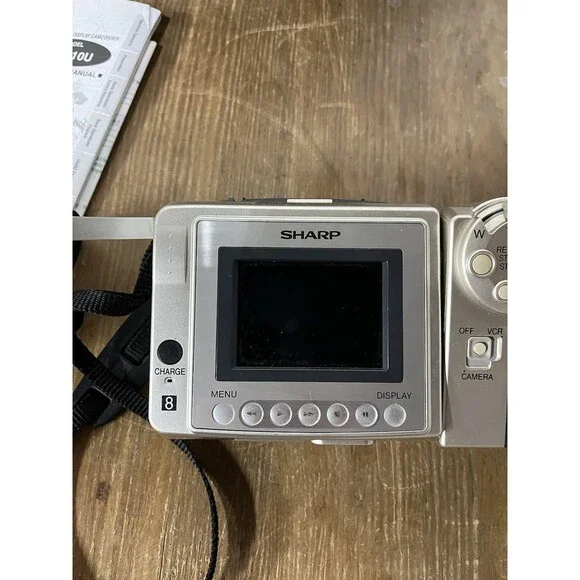 Sharp VL-A10 VL-A10U 8mm Video8 Camcorder Player Camera Video Transfer Untested